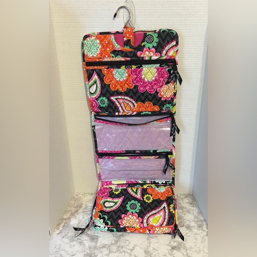 Vera Bradley Floral Multicolor Women's Toiletry Travel Bag - Picture 2 of 5